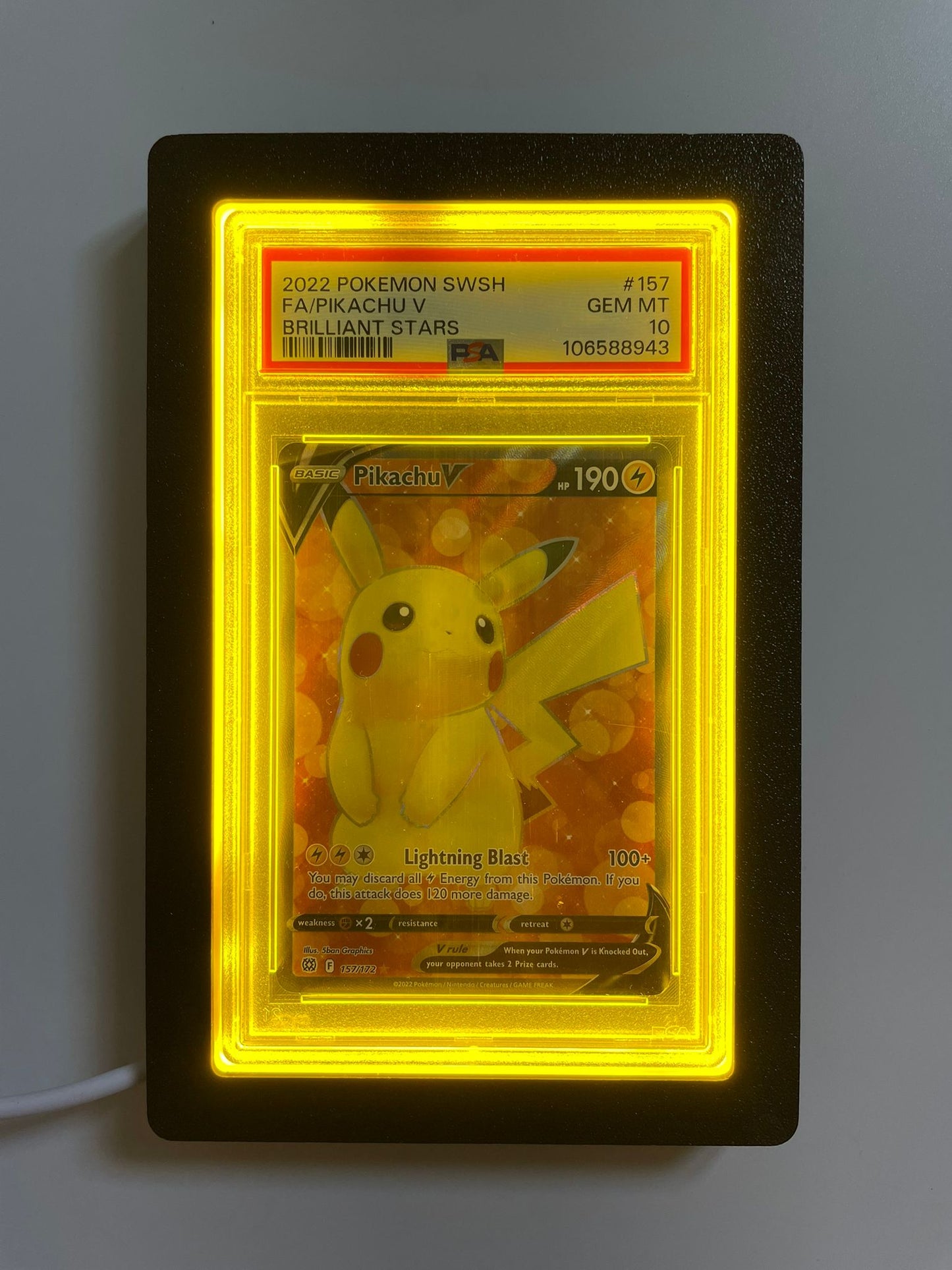 LumiSlab Graded Card Holder - Yellow