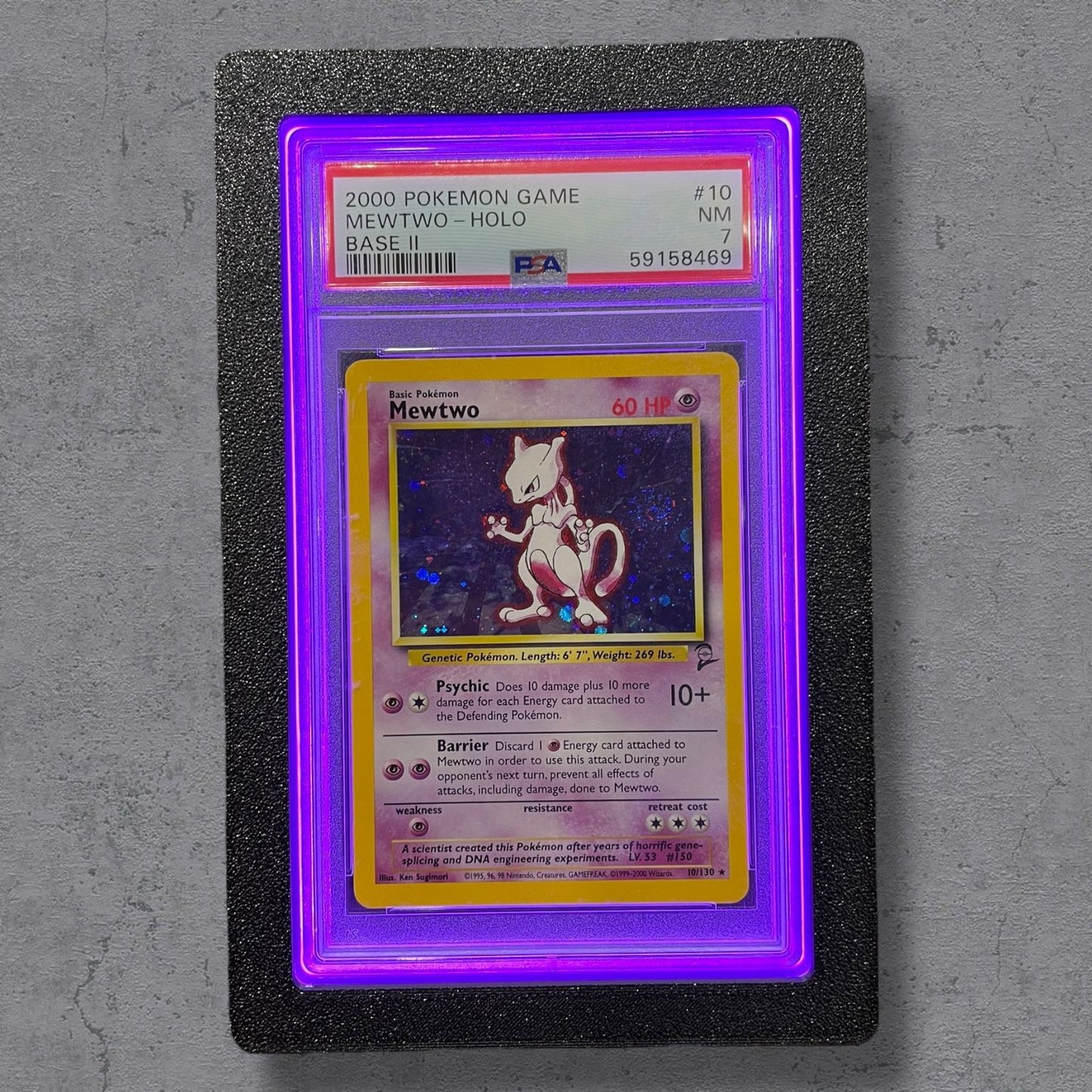 LumiSlab Graded Card Holder - Purple