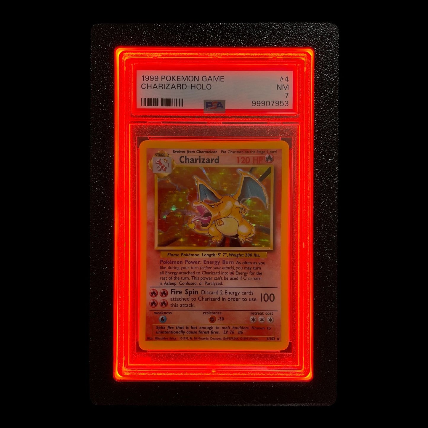 LumiSlab Graded Card Holder - Red