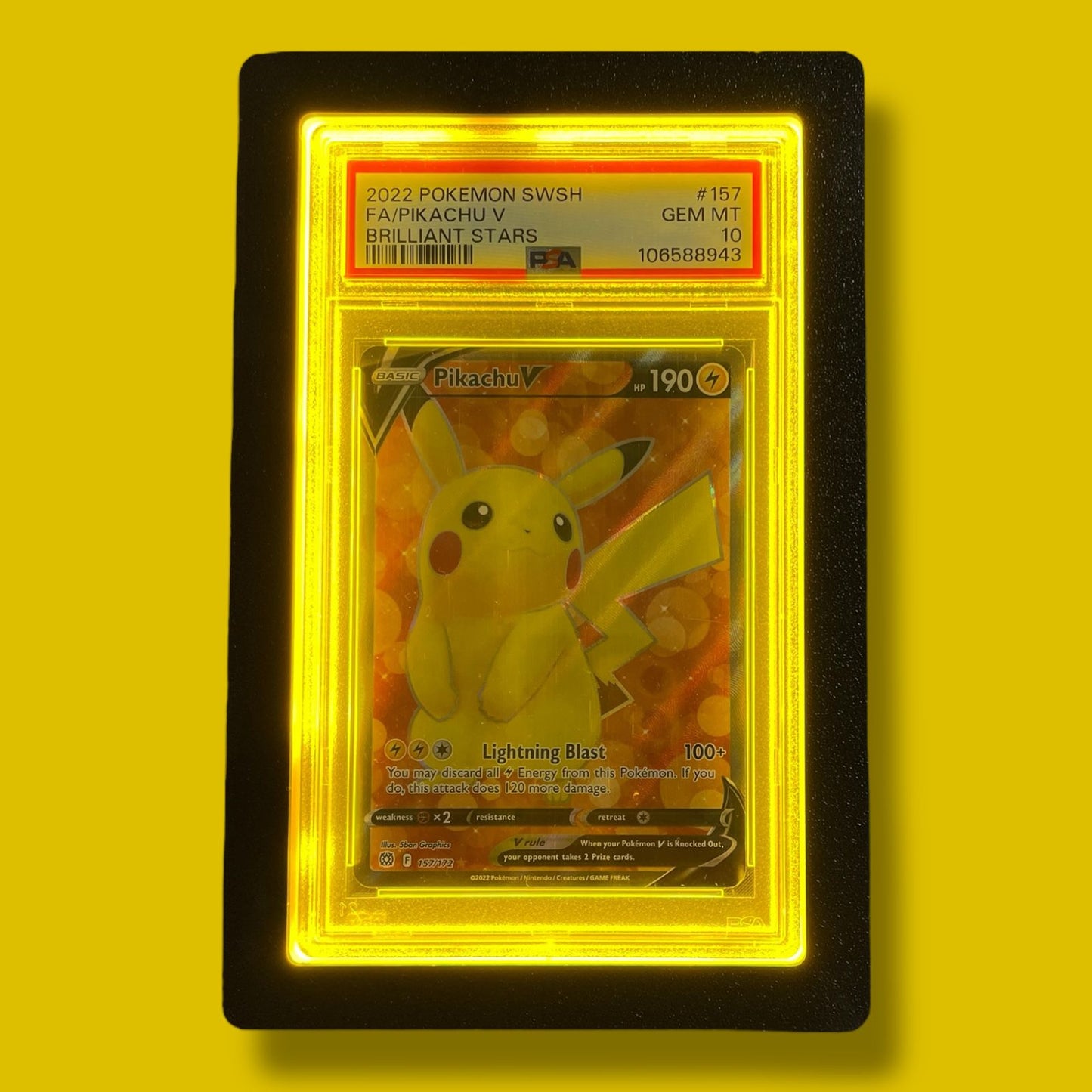 LumiSlab Graded Card Holder - Yellow