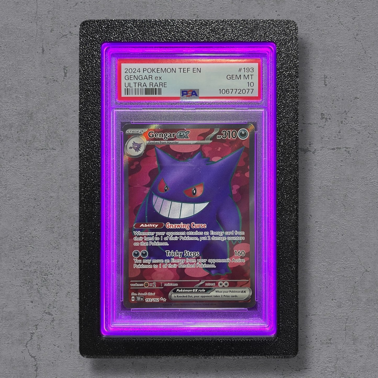 LumiSlab Graded Card Holder - Purple