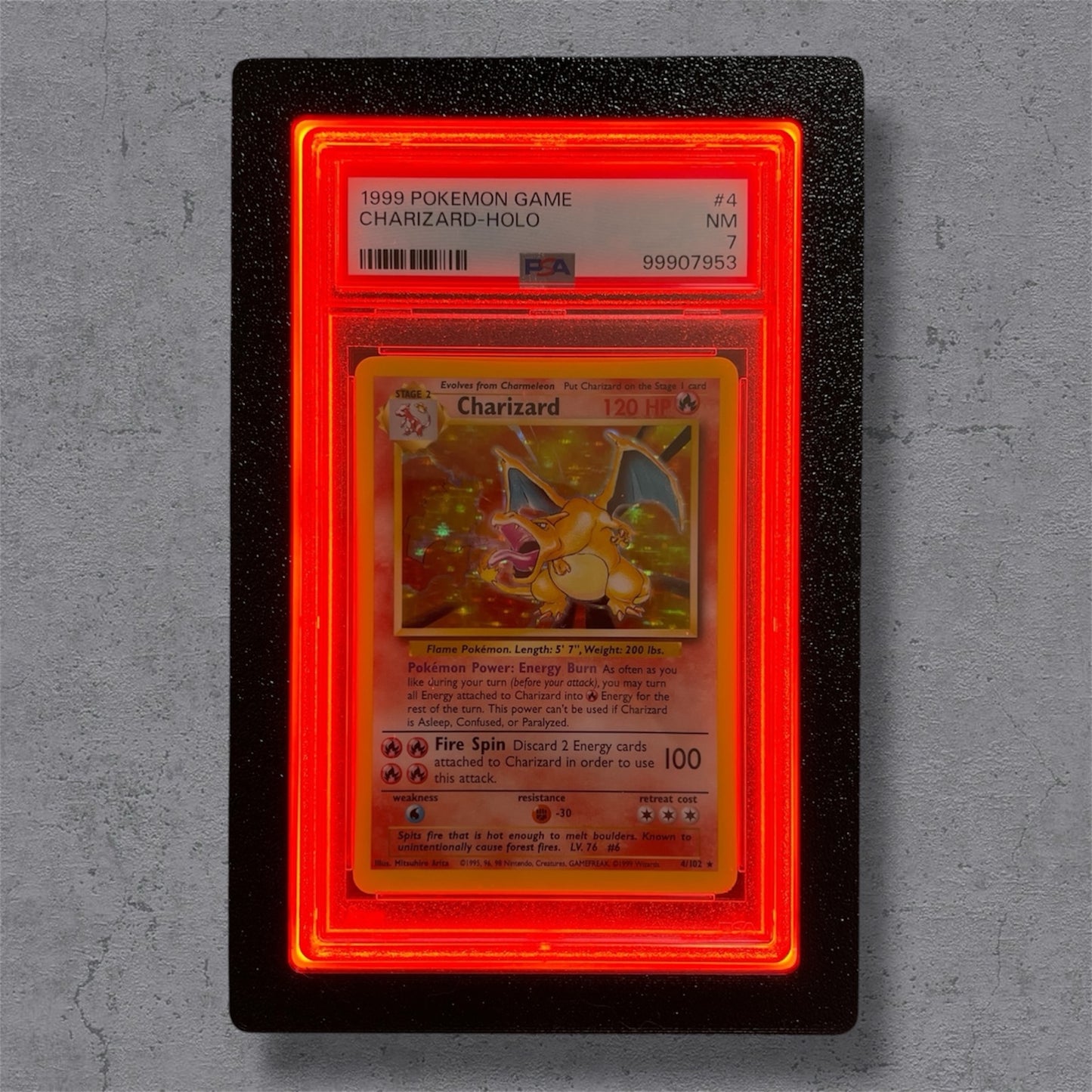 LumiSlab Graded Card Holder - Red
